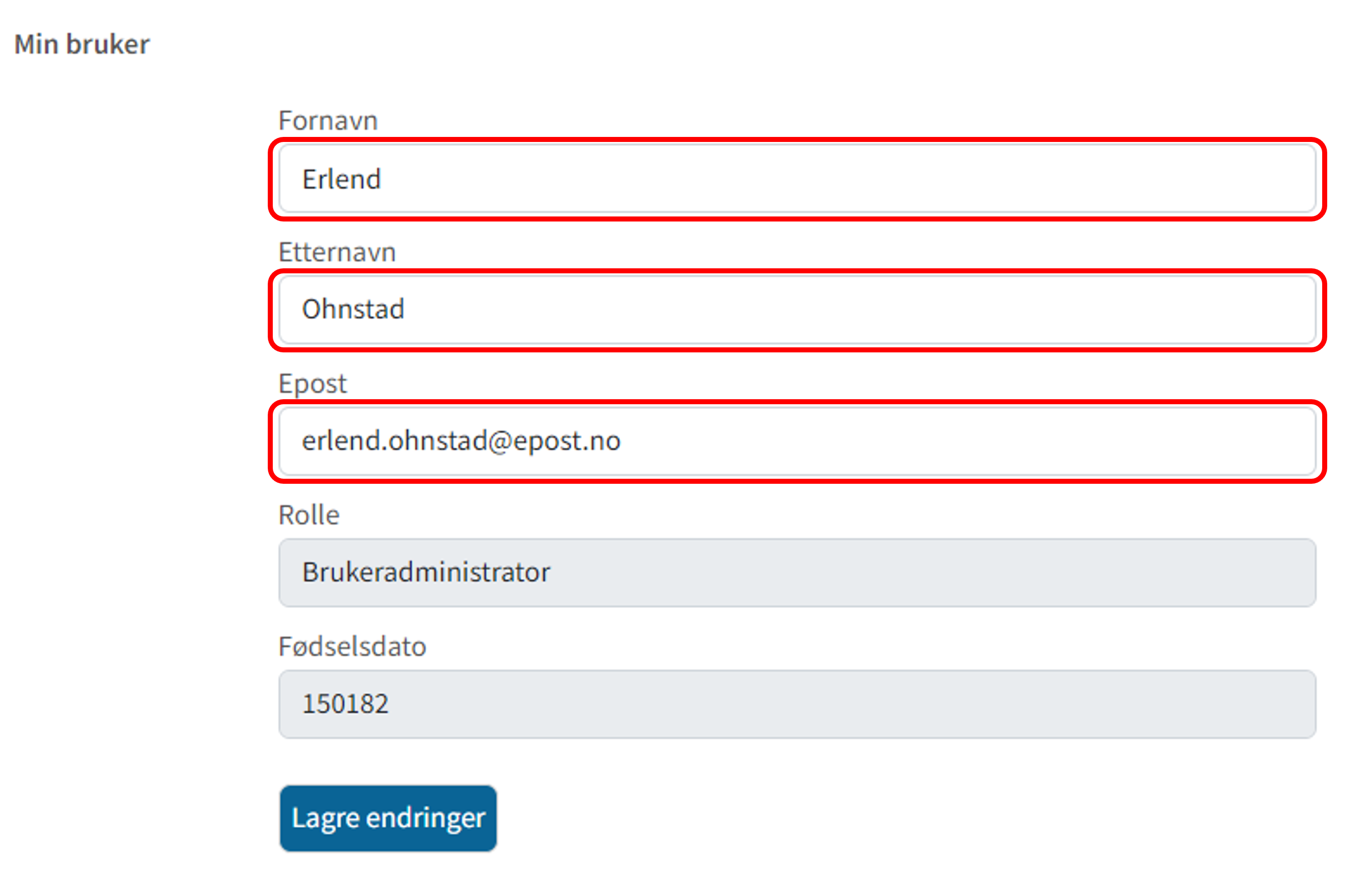 BrukeradministrasjonEndreInfo