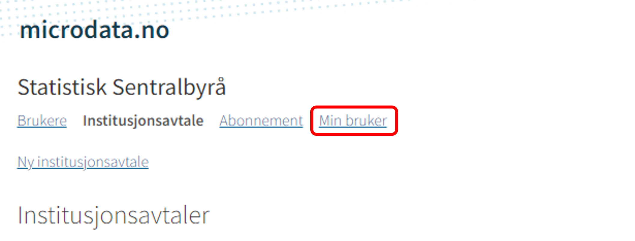 HovedkontaktMinBruker